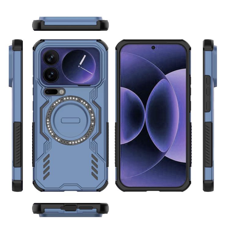 For Xiaomi 17 Pro Max 5G Butterfly Armor MagSafe Magnetic Ring Shockproof Phone Case