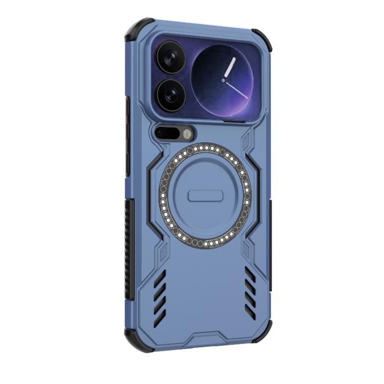 For Xiaomi 17 Pro Max 5G Butterfly Armor MagSafe Magnetic Ring Shockproof Phone Case