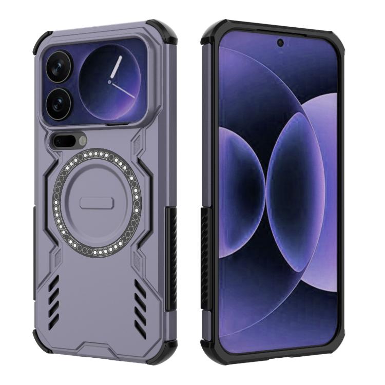 For Xiaomi 17 Pro Max 5G Butterfly Armor MagSafe Magnetic Ring Shockproof Phone Case