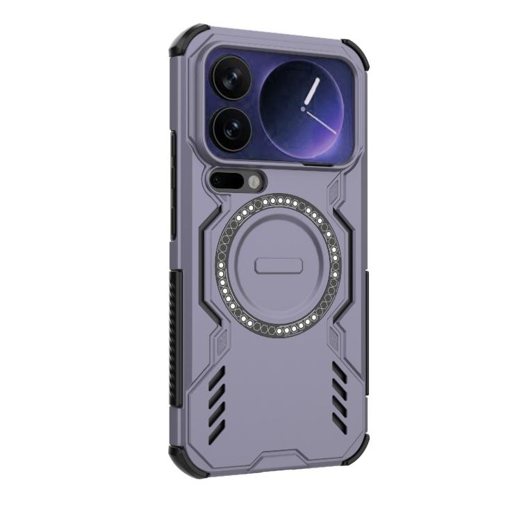 For Xiaomi 17 Pro Max 5G Butterfly Armor MagSafe Magnetic Ring Shockproof Phone Case