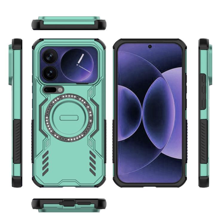 For Xiaomi 17 Pro Max 5G Butterfly Armor MagSafe Magnetic Ring Shockproof Phone Case
