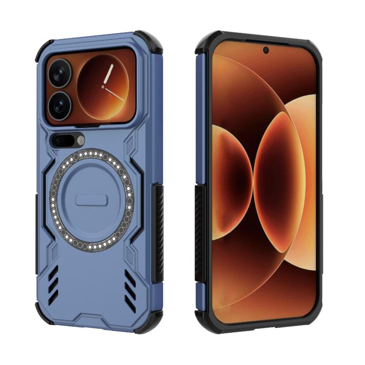 For Xiaomi 17 Pro 5G Butterfly Armor MagSafe Magnetic Ring Shockproof Phone Case