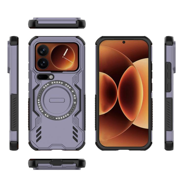 For Xiaomi 17 Pro 5G Butterfly Armor MagSafe Magnetic Ring Shockproof Phone Case