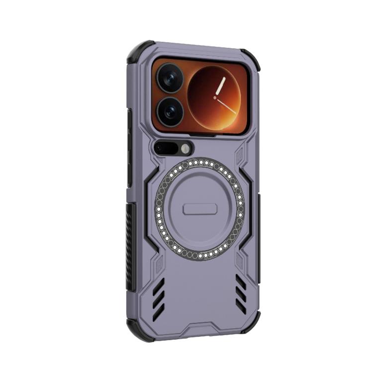 For Xiaomi 17 Pro 5G Butterfly Armor MagSafe Magnetic Ring Shockproof Phone Case
