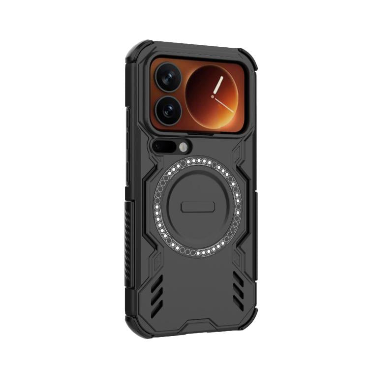 For Xiaomi 17 Pro 5G Butterfly Armor MagSafe Magnetic Ring Shockproof Phone Case