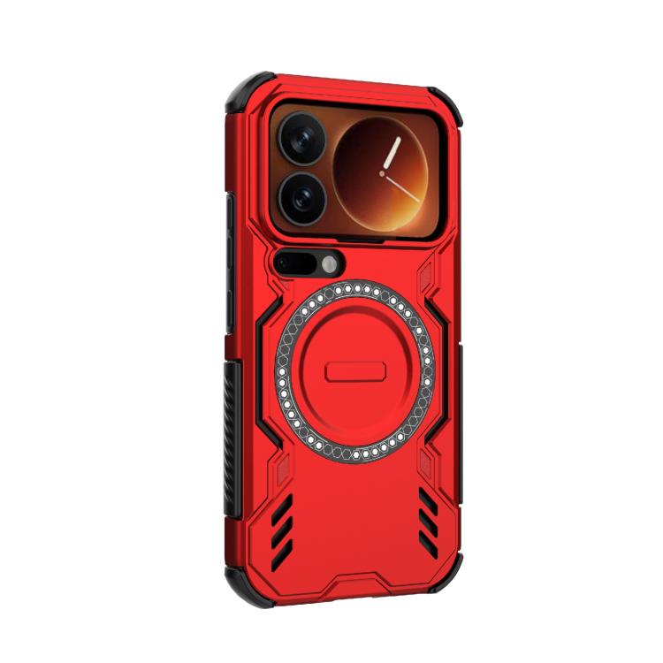 For Xiaomi 17 Pro 5G Butterfly Armor MagSafe Magnetic Ring Shockproof Phone Case