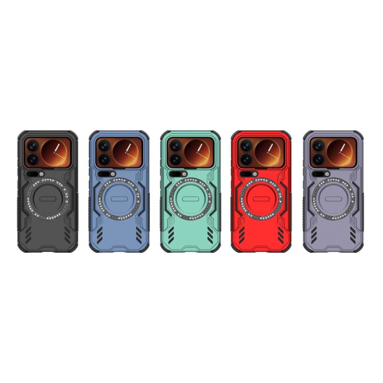 For Xiaomi 17 Pro 5G Butterfly Armor MagSafe Magnetic Ring Shockproof Phone Case