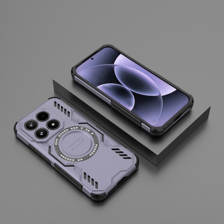 For Xiaomi 17 5G Butterfly Armor MagSafe Magnetic Ring Shockproof Phone Case