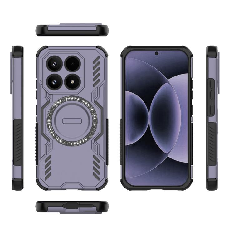 For Xiaomi 17 5G Butterfly Armor MagSafe Magnetic Ring Shockproof Phone Case