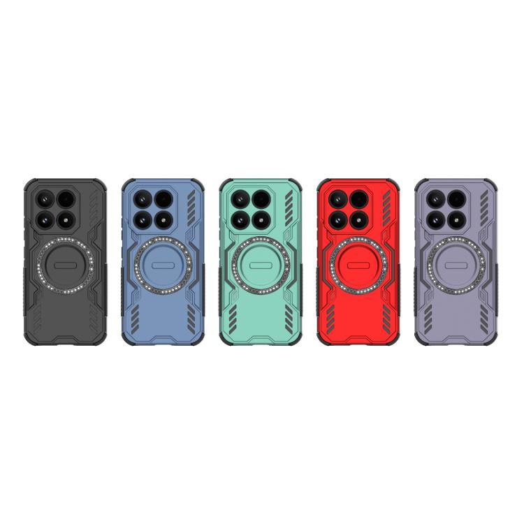 For Xiaomi 17 5G Butterfly Armor MagSafe Magnetic Ring Shockproof Phone Case