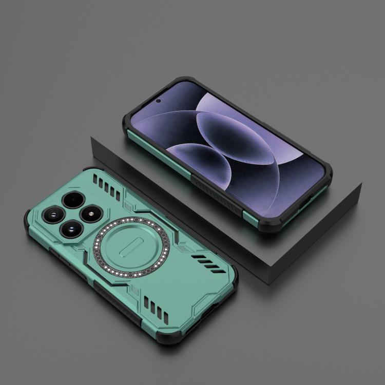 For Xiaomi 17 5G Butterfly Armor MagSafe Magnetic Ring Shockproof Phone Case