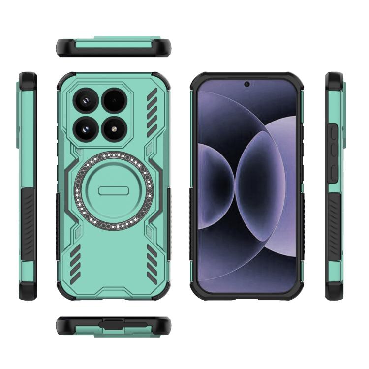 For Xiaomi 17 5G Butterfly Armor MagSafe Magnetic Ring Shockproof Phone Case