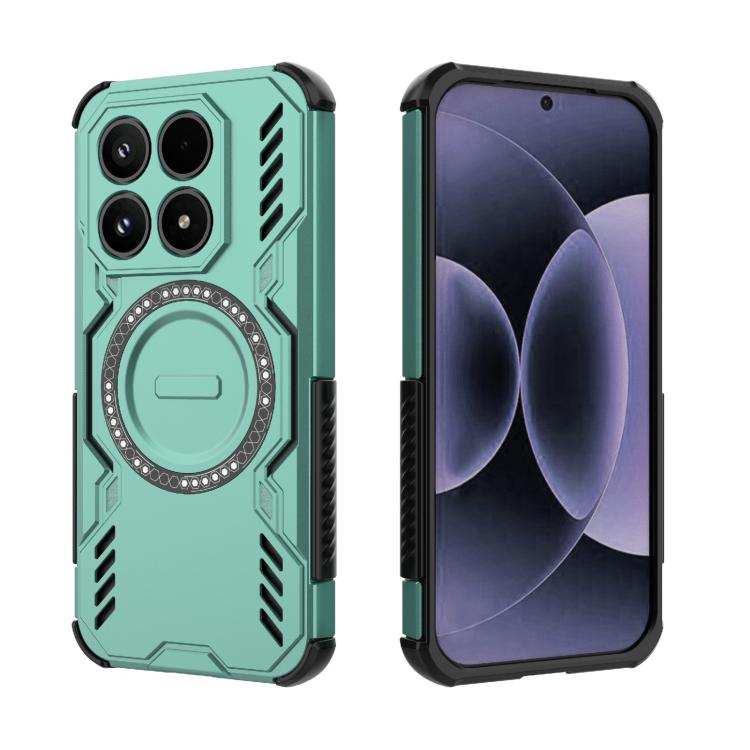 For Xiaomi 17 5G Butterfly Armor MagSafe Magnetic Ring Shockproof Phone Case