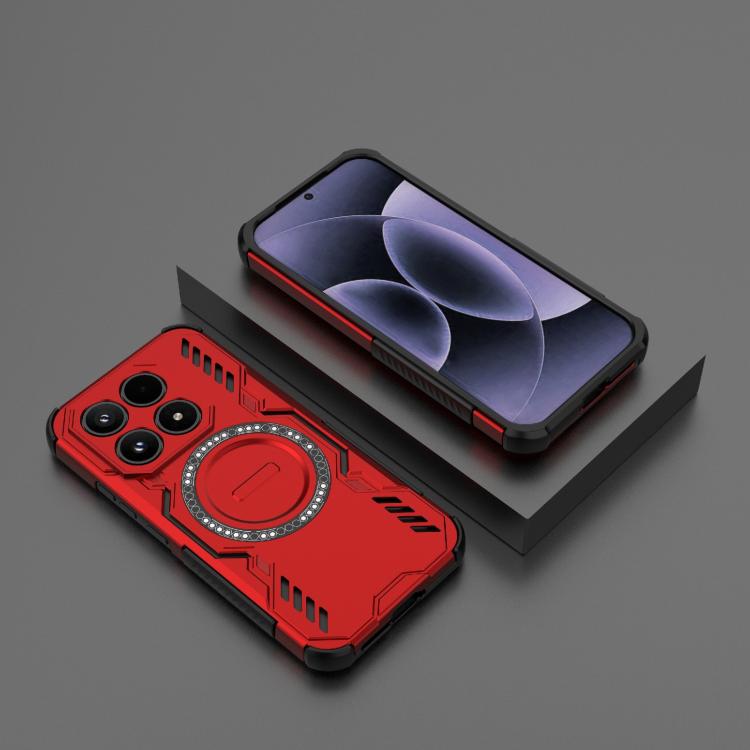 For Xiaomi 17 5G Butterfly Armor MagSafe Magnetic Ring Shockproof Phone Case
