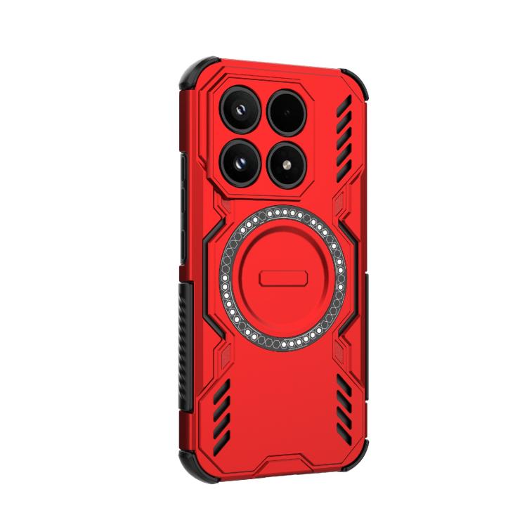 For Xiaomi 17 5G Butterfly Armor MagSafe Magnetic Ring Shockproof Phone Case