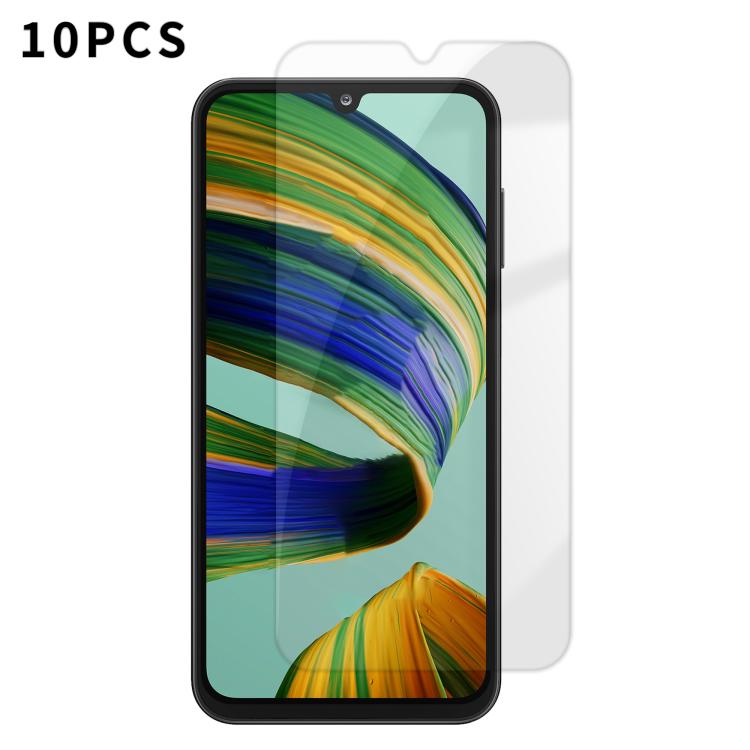 For Samsung Galaxy F15 5G Kalebol 10pcs High-Aluminum Semi-Screen Anti-Fingerprint HD Tempered Glass Film