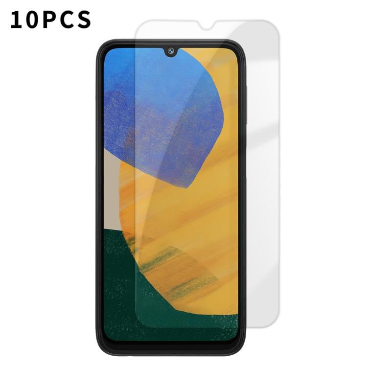 For Samsung Galaxy F34 5G Kalebol 10pcs High-Aluminum Semi-Screen Anti-Fingerprint HD Tempered Glass Film