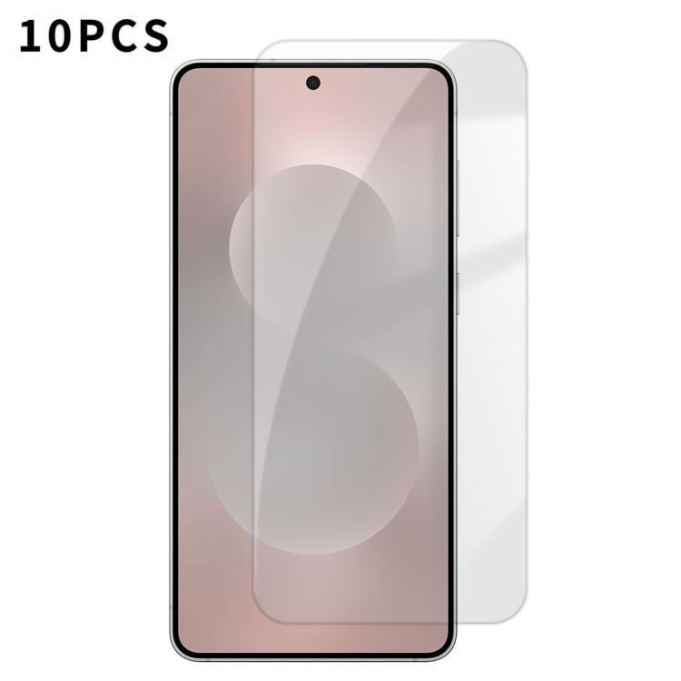 For Samsung Galaxy S26 5G Kalebol 10pcs High-Aluminum Semi-Screen Anti-Fingerprint HD Tempered Glass Film