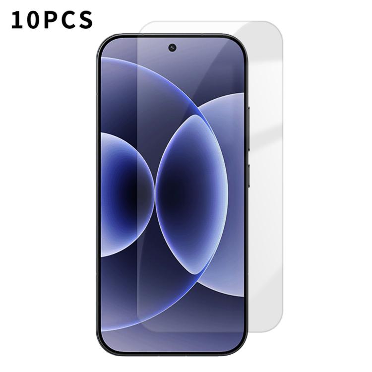For Xiaomi 17 Kalebol 10pcs High-Aluminum Semi-Screen Anti-Fingerprint HD Tempered Glass Film