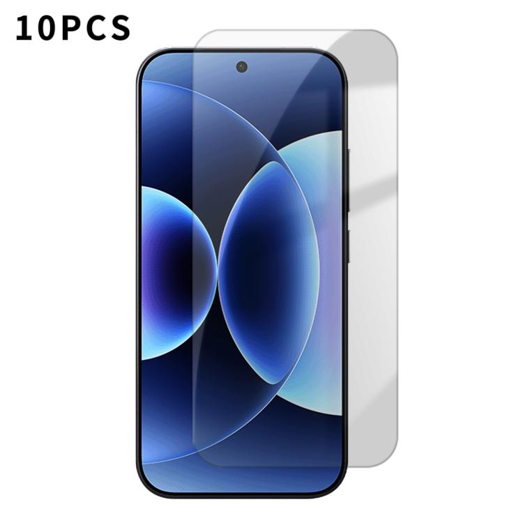 For Xiaomi 17 Pro Kalebol 10pcs High-Aluminum Semi-Screen Anti-Fingerprint HD Tempered Glass Film