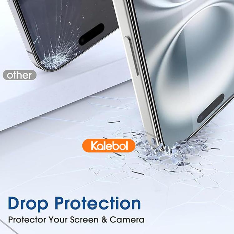 For Xiaomi 14T Kalebol 10pcs High-Aluminum Semi-Screen Anti-Fingerprint HD Tempered Glass Film