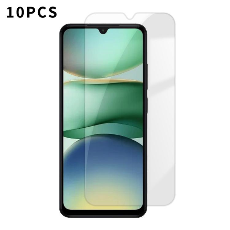 For Redmi A5 4G 171.7mm EU Kalebol 10pcs High-Aluminum Semi-Screen Anti-Fingerprint HD Tempered Glass Film