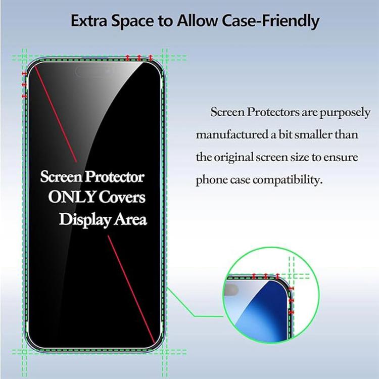 For Redmi K80 Kalebol 10pcs High-Aluminum Semi-Screen Anti-Fingerprint HD Tempered Glass Film