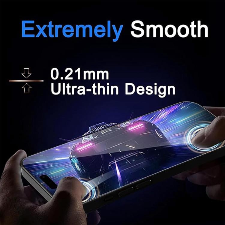 For Redmi Note 14 5G Kalebol 10pcs High-Aluminum Semi-Screen Anti-Fingerprint HD Tempered Glass Film