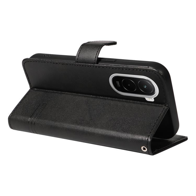 For Xiaomi Poco M7 4G 169mm T-type Stitch Leather Phone Case