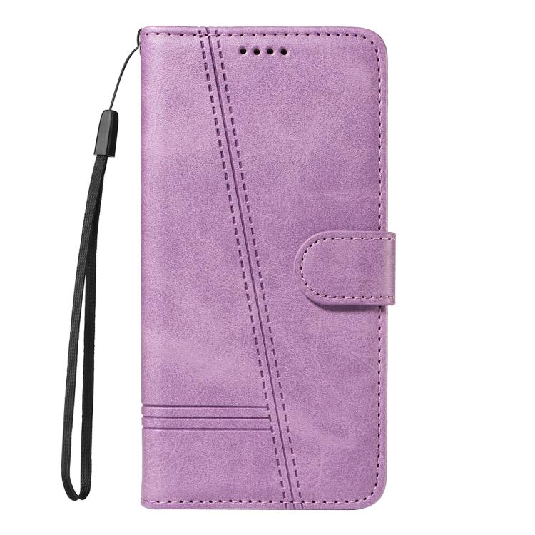 For Xiaomi Poco M7 4G 169mm T-type Stitch Leather Phone Case