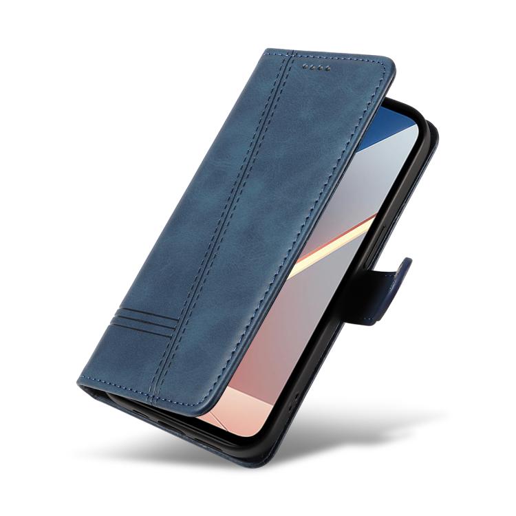 For Xiaomi Poco M7 4G 169mm T-type Stitch Leather Phone Case