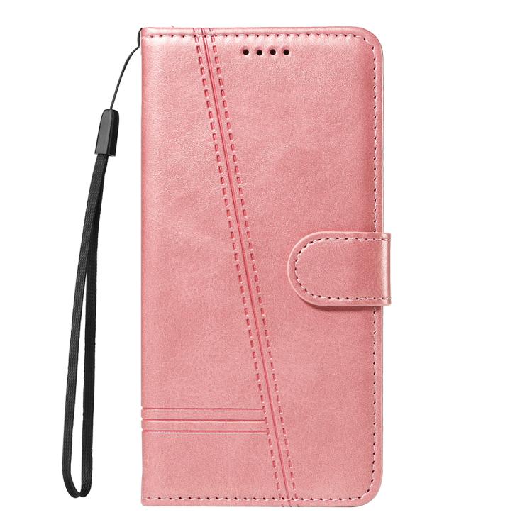 For Xiaomi Poco M7 4G 169mm T-type Stitch Leather Phone Case