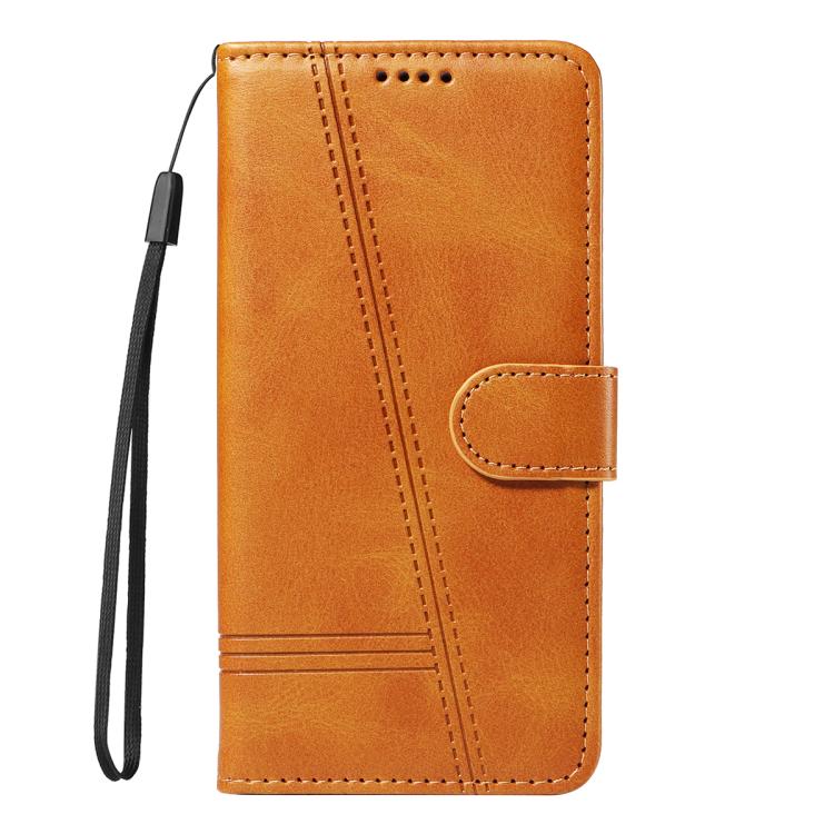 For Xiaomi Poco M7 4G 169mm T-type Stitch Leather Phone Case