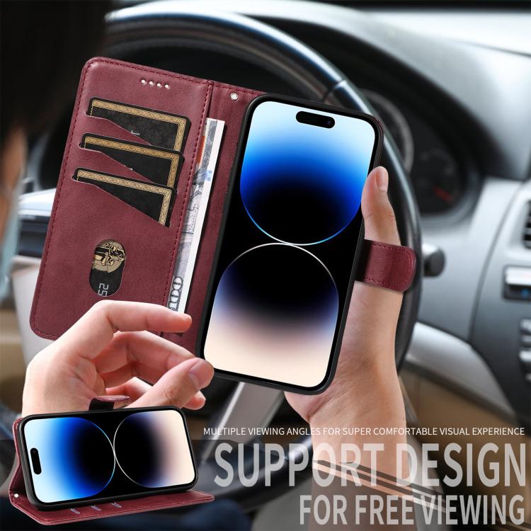 For Xiaomi 17 Ultra T-type Stitch Leather Phone Case