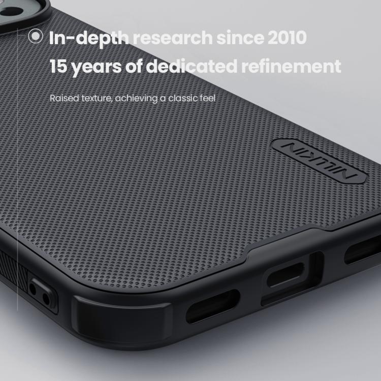 For Google Pixel 10 / 10 Pro NILLKIN Frosted Shield Pro PC + TPU Phone Case - Black
