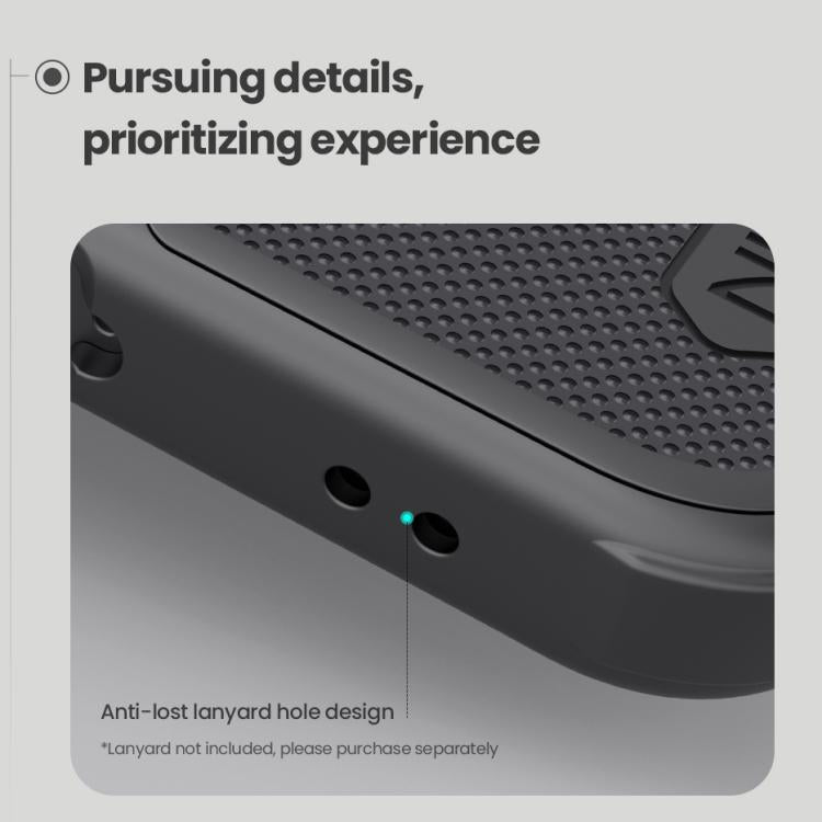 For Samsung Galaxy S25 FE 5G NILLKIN Frosted Shield Pro PC + TPU Phone Case - Black