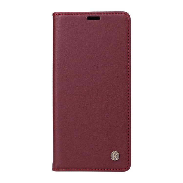 For Xiaomi POCO M7 4G 169mm YIKATU YK-001 Ultra-thin Strong Magnet Leather Phone Case
