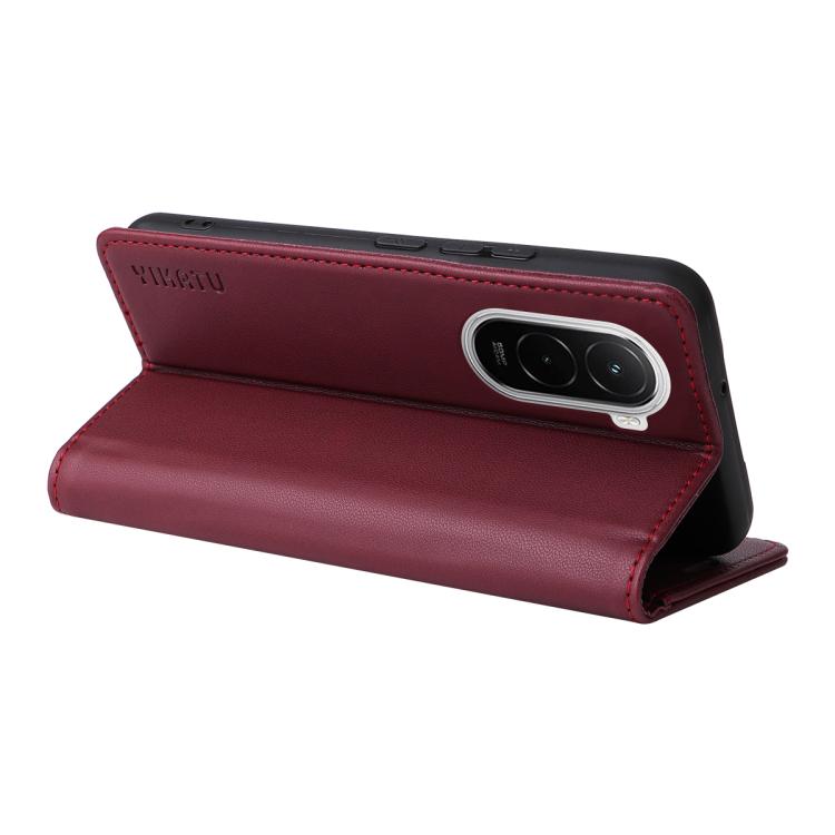 For Xiaomi POCO M7 4G 169mm YIKATU YK-001 Ultra-thin Strong Magnet Leather Phone Case