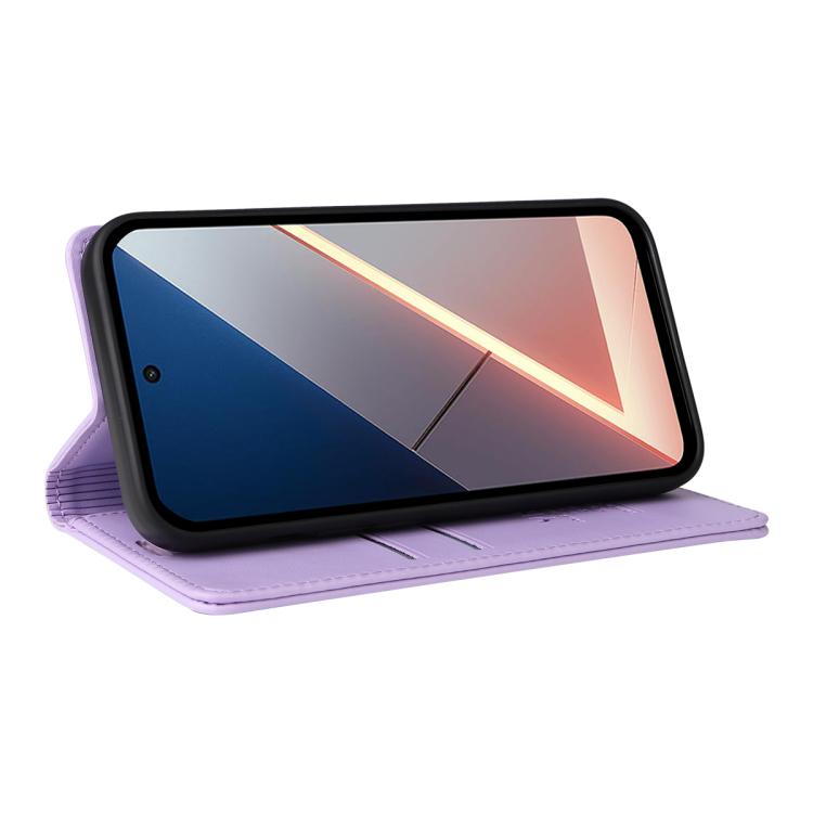 For Xiaomi POCO M7 4G 169mm YIKATU YK-001 Ultra-thin Strong Magnet Leather Phone Case