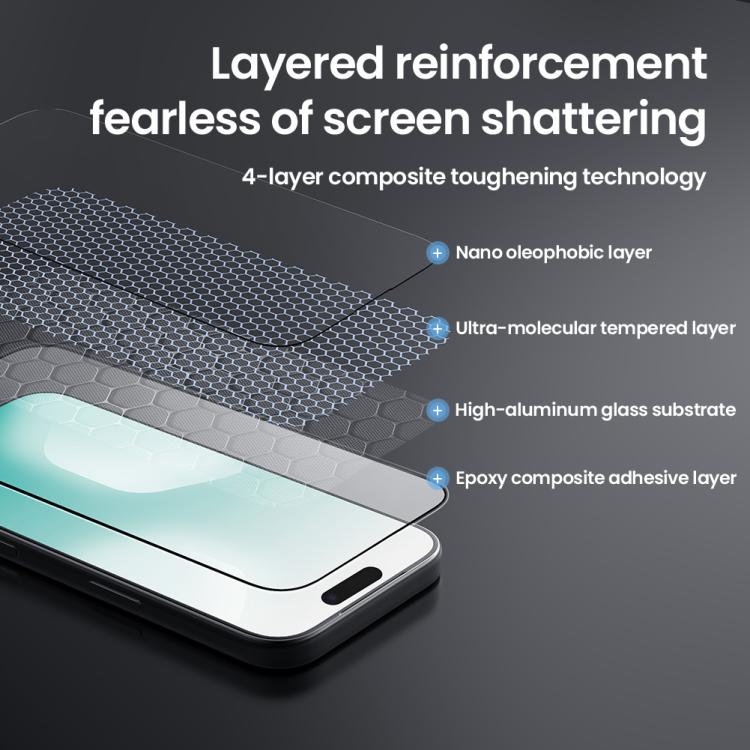 For iPhone 17 NILLKIN CP+Pro Explosion-proof Tempered Glass Film with Dust-free Cabin