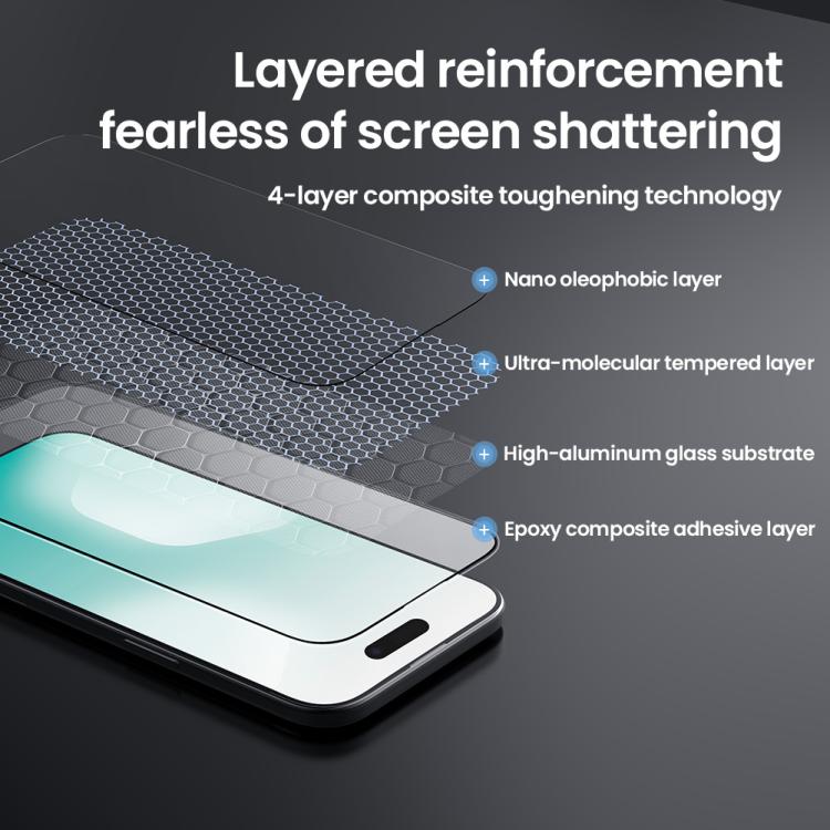 For iPhone Air NILLKIN CP+Pro Explosion-proof Tempered Glass Film with Dust-free Cabin