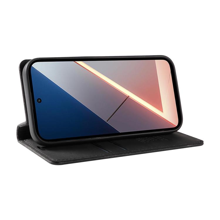 For Xiaomi POCO M7 4G 169mm YIKATU YK-004 Skin Feel Gen2 Strong Magnet Leather Phone Case