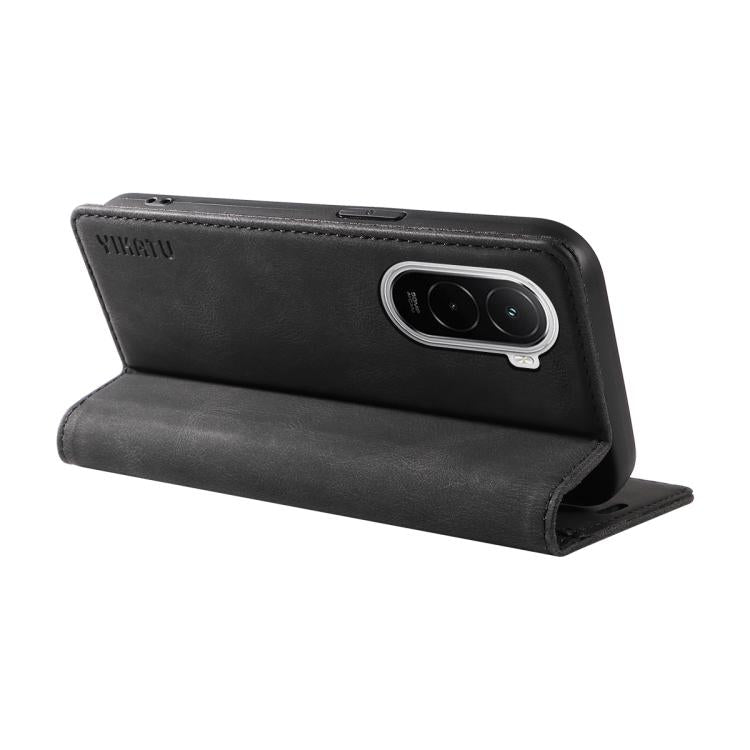 For Xiaomi POCO M7 4G 169mm YIKATU YK-004 Skin Feel Gen2 Strong Magnet Leather Phone Case