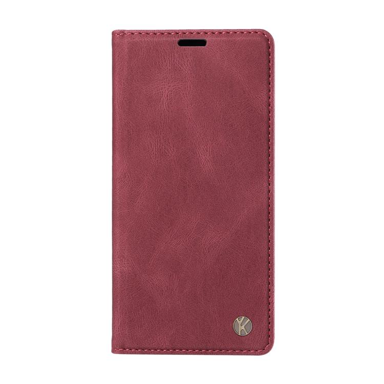For Xiaomi POCO M7 4G 169mm YIKATU YK-004 Skin Feel Gen2 Strong Magnet Leather Phone Case