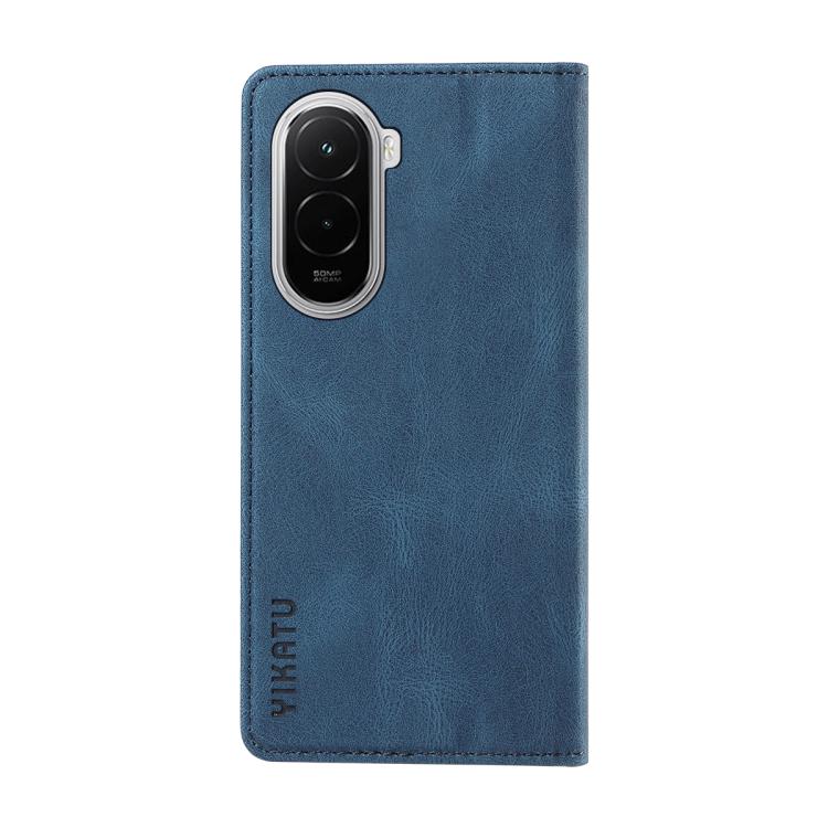 For Xiaomi POCO M7 4G 169mm YIKATU YK-004 Skin Feel Gen2 Strong Magnet Leather Phone Case