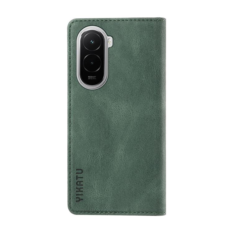 For Xiaomi POCO M7 4G 169mm YIKATU YK-004 Skin Feel Gen2 Strong Magnet Leather Phone Case