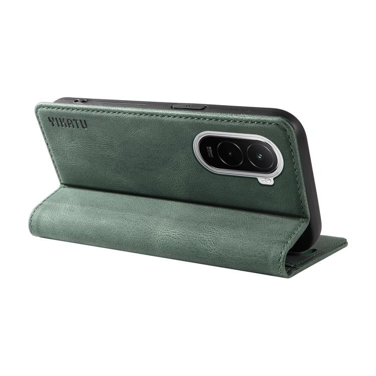 For Xiaomi POCO M7 4G 169mm YIKATU YK-004 Skin Feel Gen2 Strong Magnet Leather Phone Case