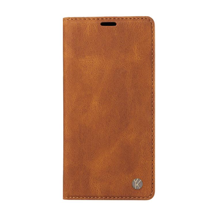 For Xiaomi POCO M7 4G 169mm YIKATU YK-004 Skin Feel Gen2 Strong Magnet Leather Phone Case