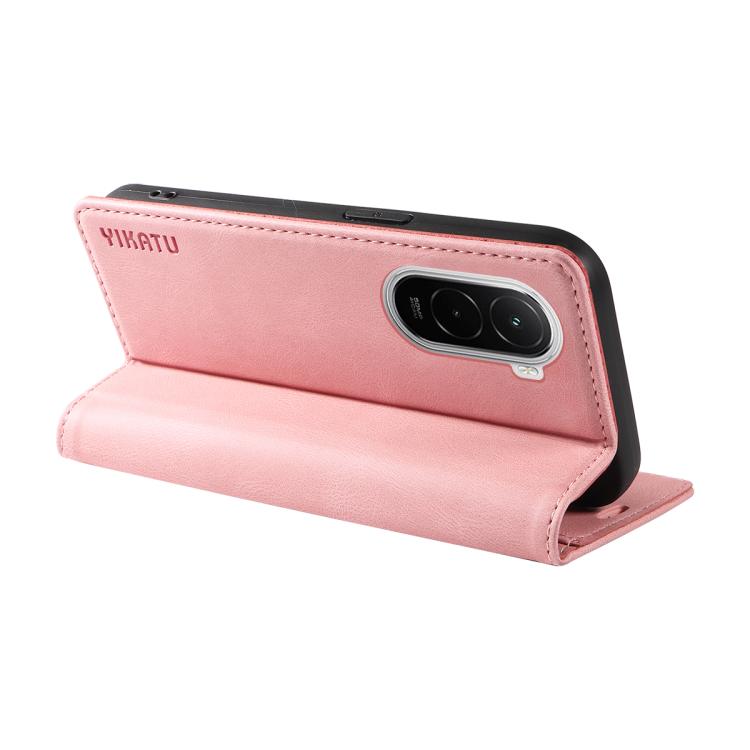 For Xiaomi POCO M7 4G 169mm YIKATU YK-004 Skin Feel Gen2 Strong Magnet Leather Phone Case