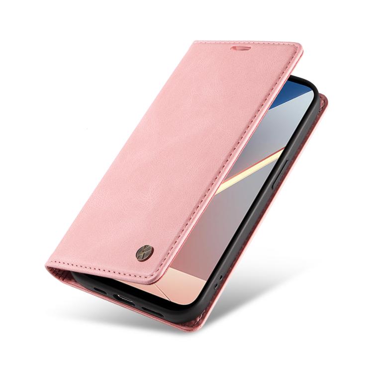 For Xiaomi POCO M7 4G 169mm YIKATU YK-004 Skin Feel Gen2 Strong Magnet Leather Phone Case